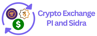 Logo Panjang Crypto Exchange PI and Sidra – Transparan